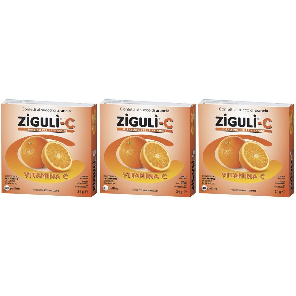 Ziguli-C® Vitamina C Gusto Arancia