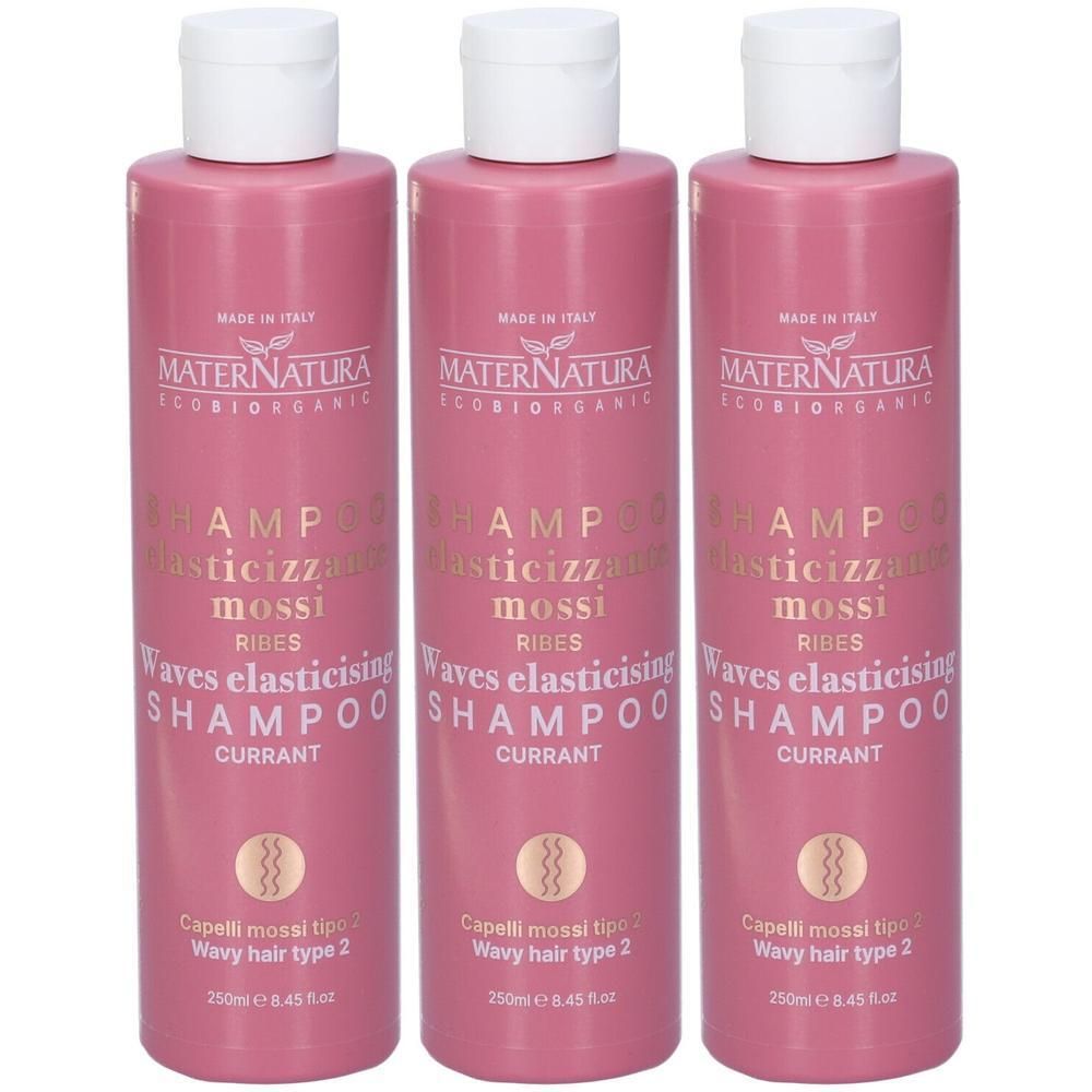 MaterNatura Shampoo Elasticizzante Capelli Mossi al Ribes