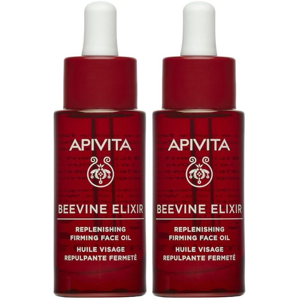 Apivita Beevine Elixir Olio Viso Antirughe Ricostituente e Rassodante, pelle rimpolpata