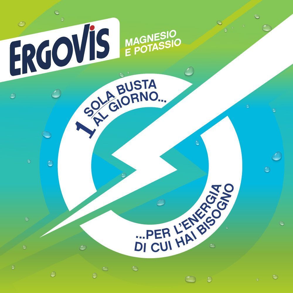 Ergovis: 1 bustina al giorno per l'energia di cui hai bisogno.