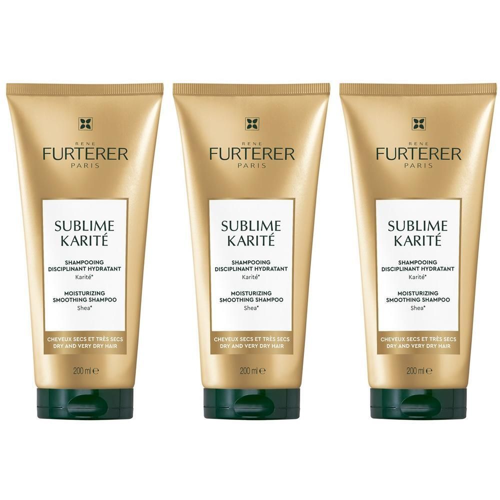 René Furterer Sublime Karité Shampoo disciplinante e idratante 200ml - Capelli secchi
