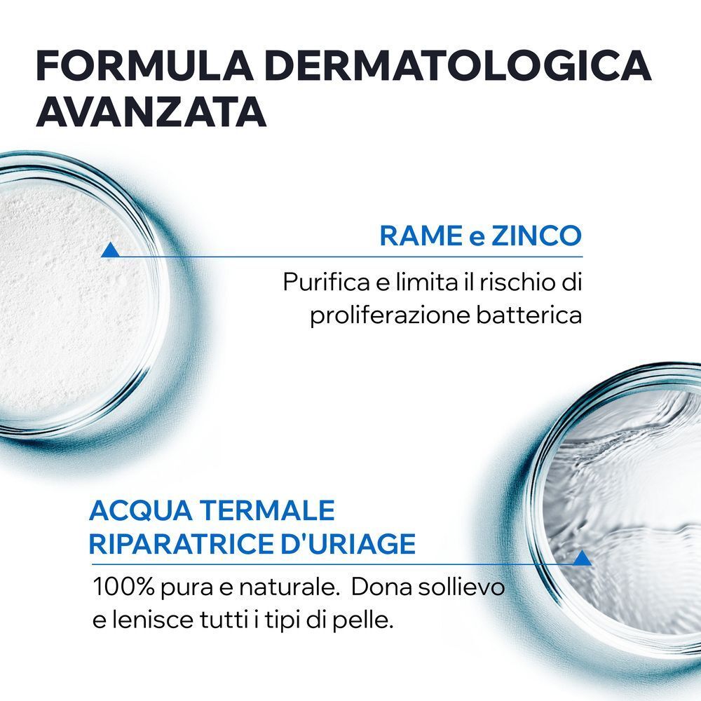URIAGE BARIEDERM-CICA Gel Detergente, pelle irritata, viso e corpo,per tutta la famiglia