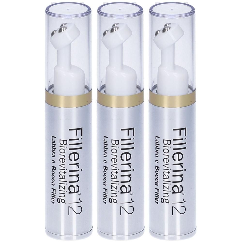 LABO Fillerina 12 Double Filler Neo Mito Labbra E Bocca Gel Biorevitalizing Grado 4 Bio Dispenser Lip Massage Tip