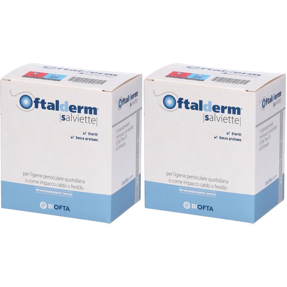 Oftalderm Salviette Detergenti Perioculari