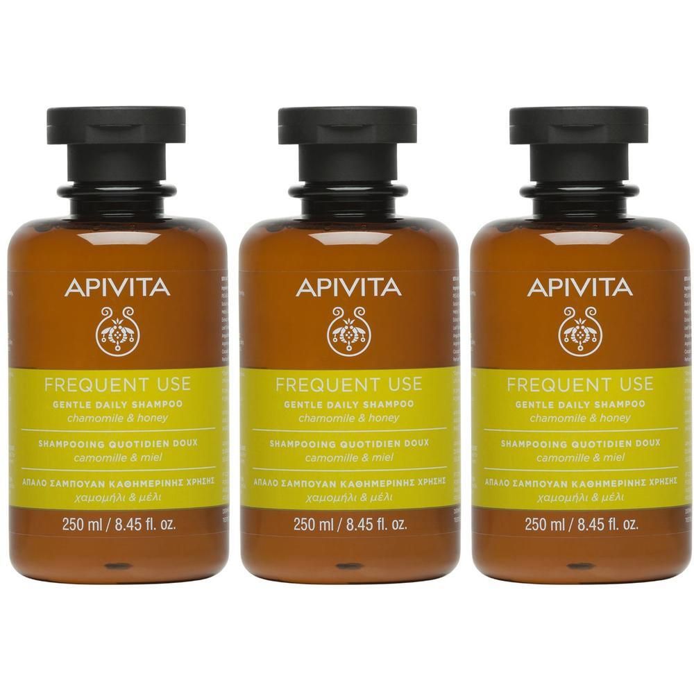 Apivita Frequent Use Shampoo Delicato per Uso Frequente per capelli grassi con camomilla