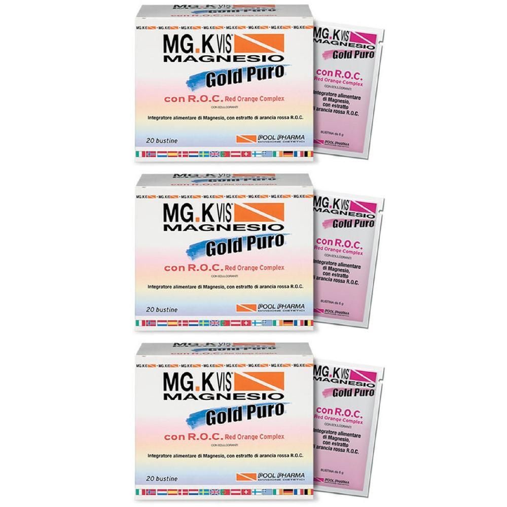 Mgk Vis Magnesio Gold Puro 20 Buste