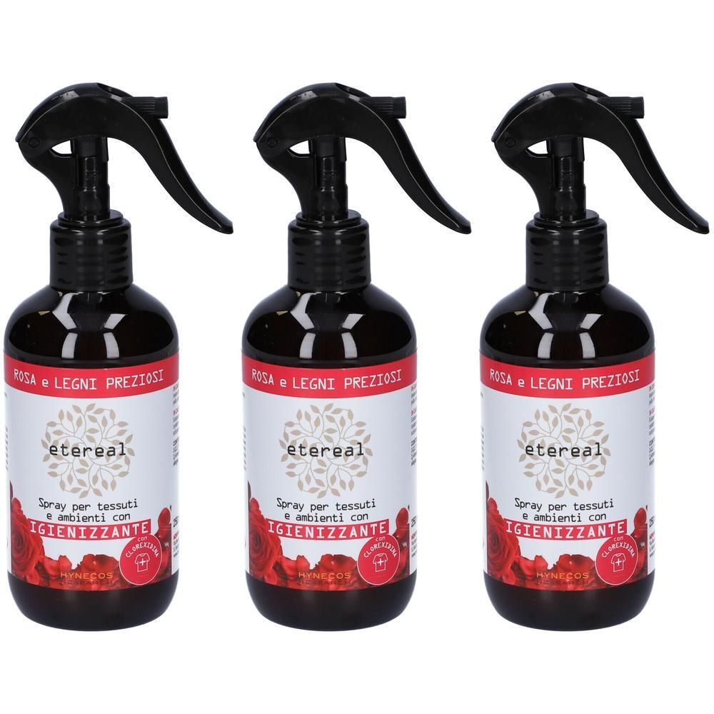 Etereal Spray Per Tessuti E Ambienti Igienizzante Rosa E Legni Preziosi