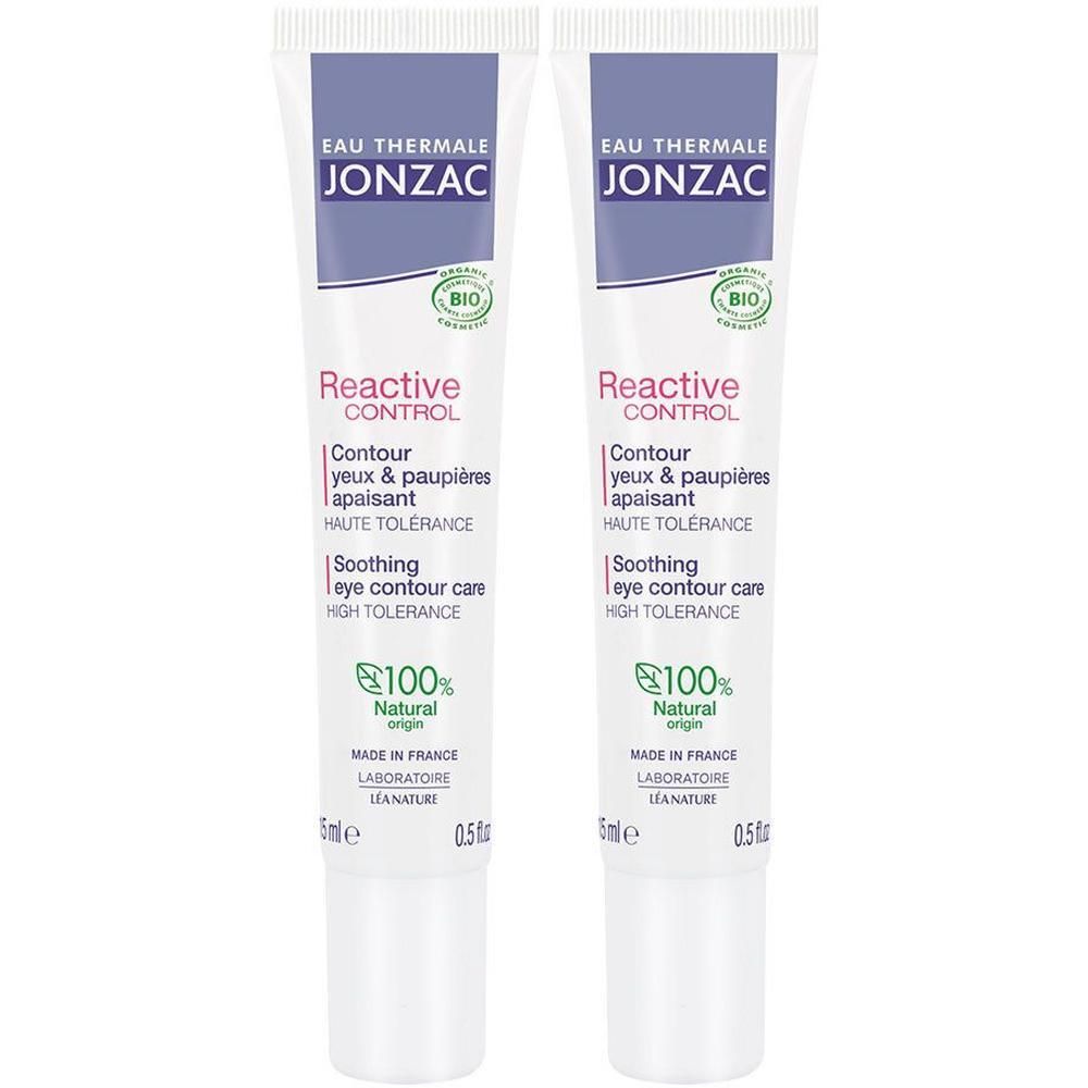 Due tubetti di crema contorno occhi Eau Thermale Jonzac Réactive Control, 15ml.
