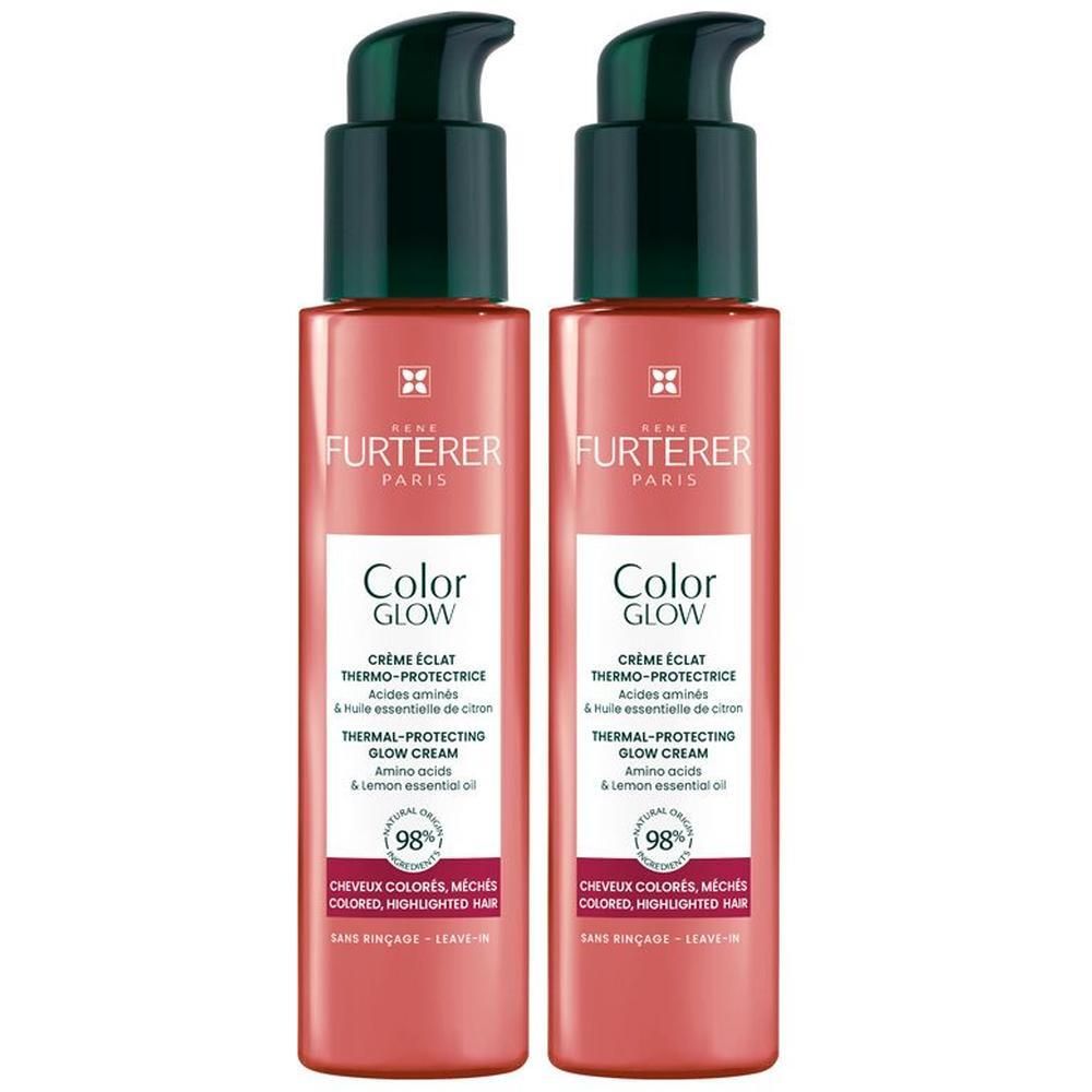 Due creme René Furterer Color Glow con erogatore a pompa.