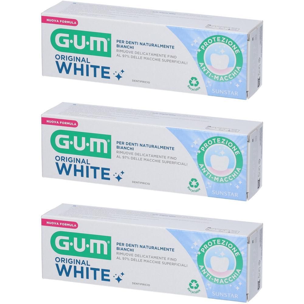 Gum Original White Dentifricio