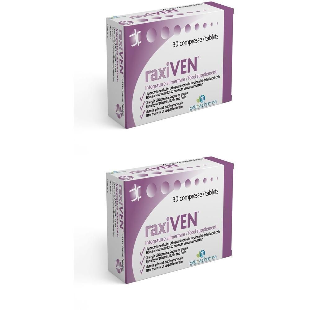 RAXIVEN 30 Compresse per gonfiore e la pesantezza delle gambe