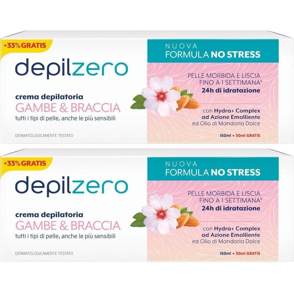 Depilzero Crema Depilatoria Gambe e Braccia