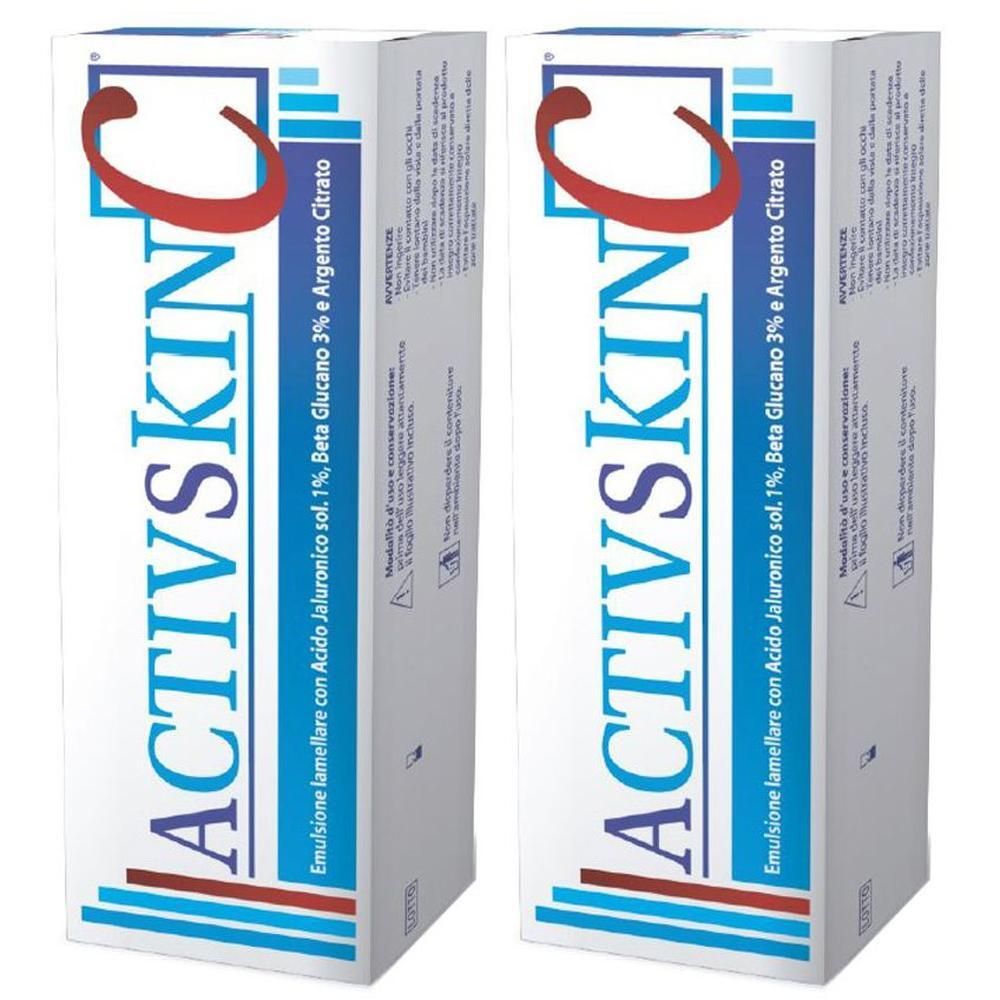 Emulsione Iamellare Activ Skin Con Acido Jaluronico 1% Beta Glucano 3% E Argento Citrato 30 Ml