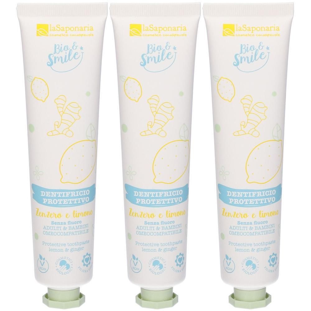 La Saponaria Dentifricio Protettivo Zenzero&Limone- Risparmia il 10% con il codice: saponaria0926