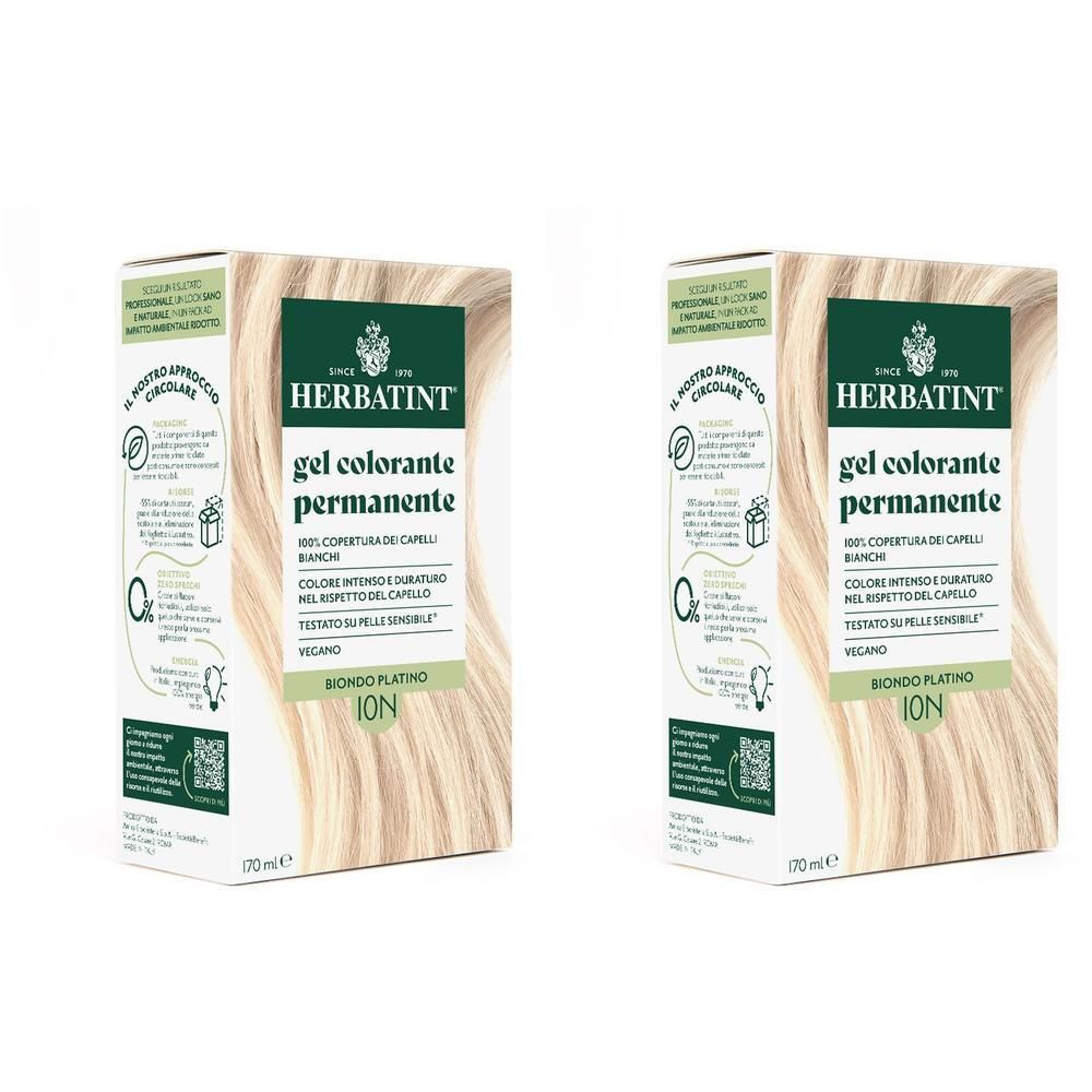 Herbatint Gel Colorante Permanente 10N Biondo Platino