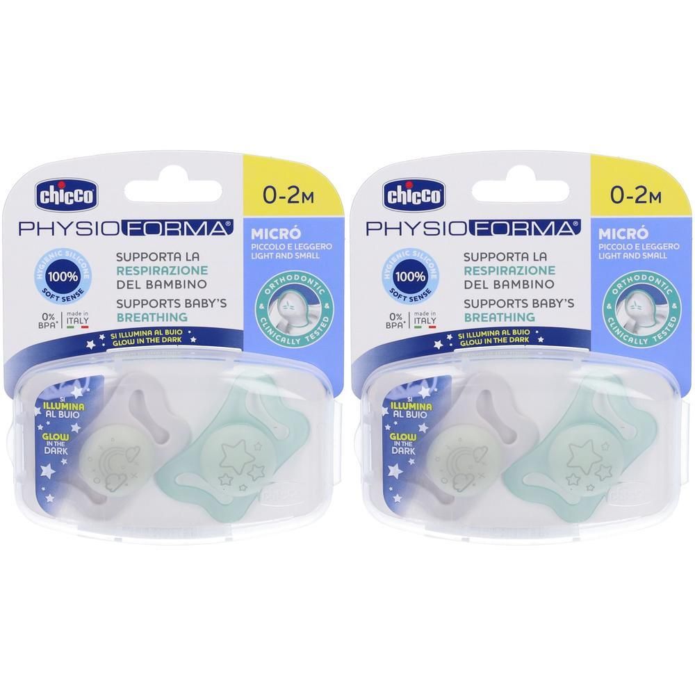 Chicco Succhietto Micro Lumi Silicone 0-2m Micro