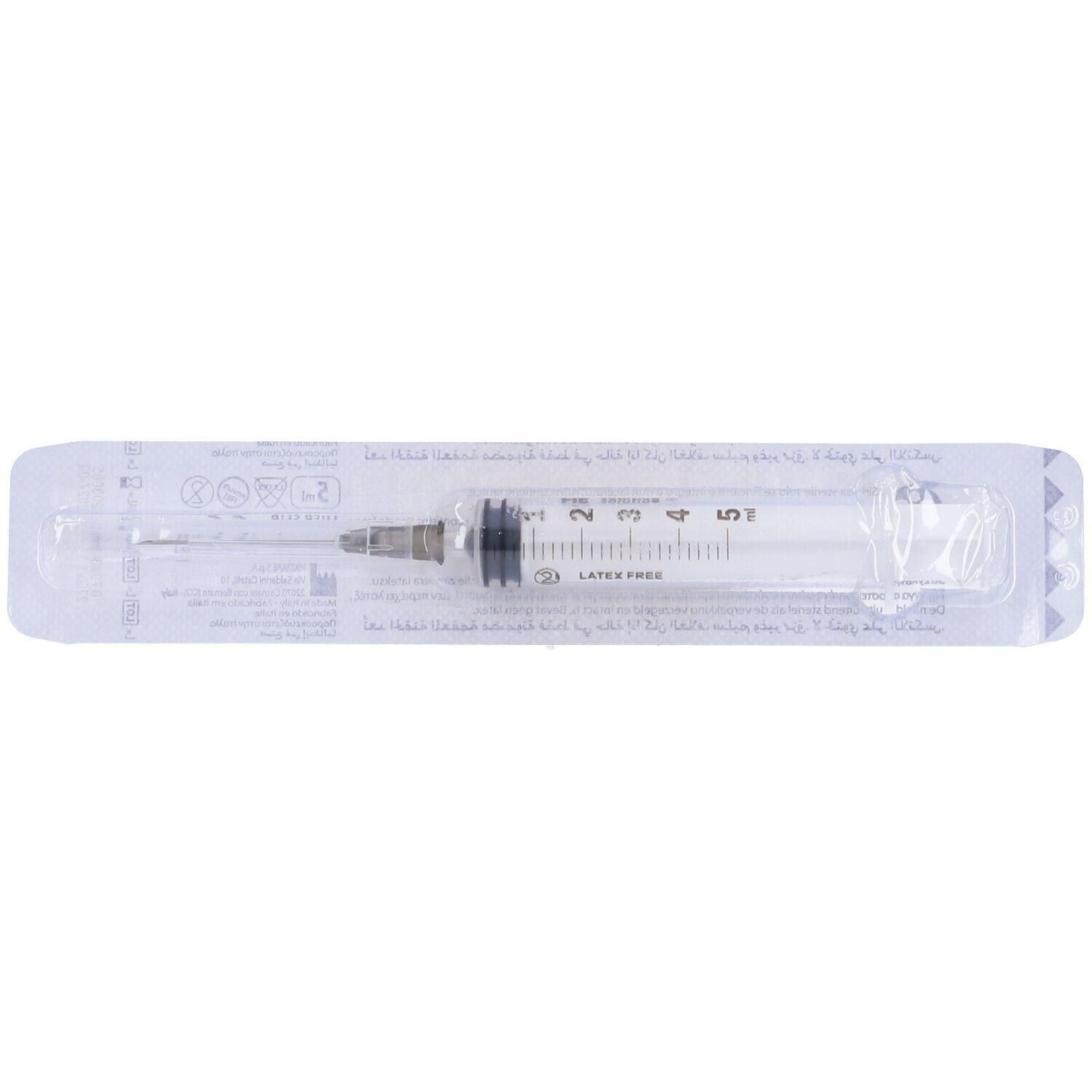 Pic Siringa 5 ml Con Ago 22G