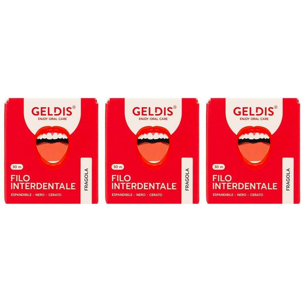 Filo Interdentale Geldis – Fragola