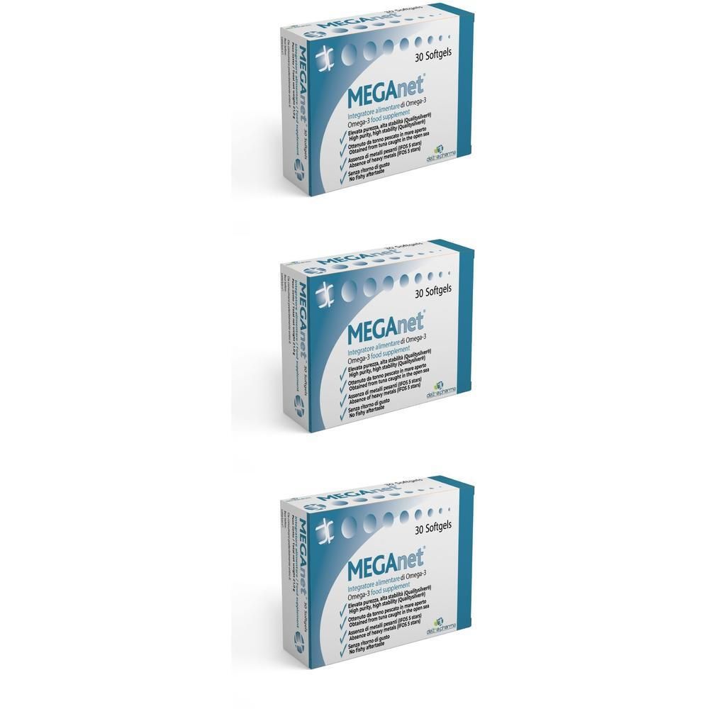 MEGANET 30 Softgels integratore di Omega-3