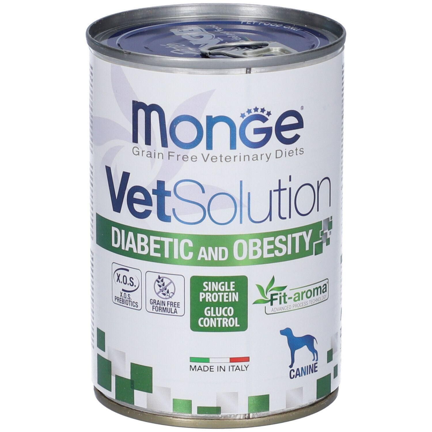 Monge Vetsolution Diabetic And Obesity Cani