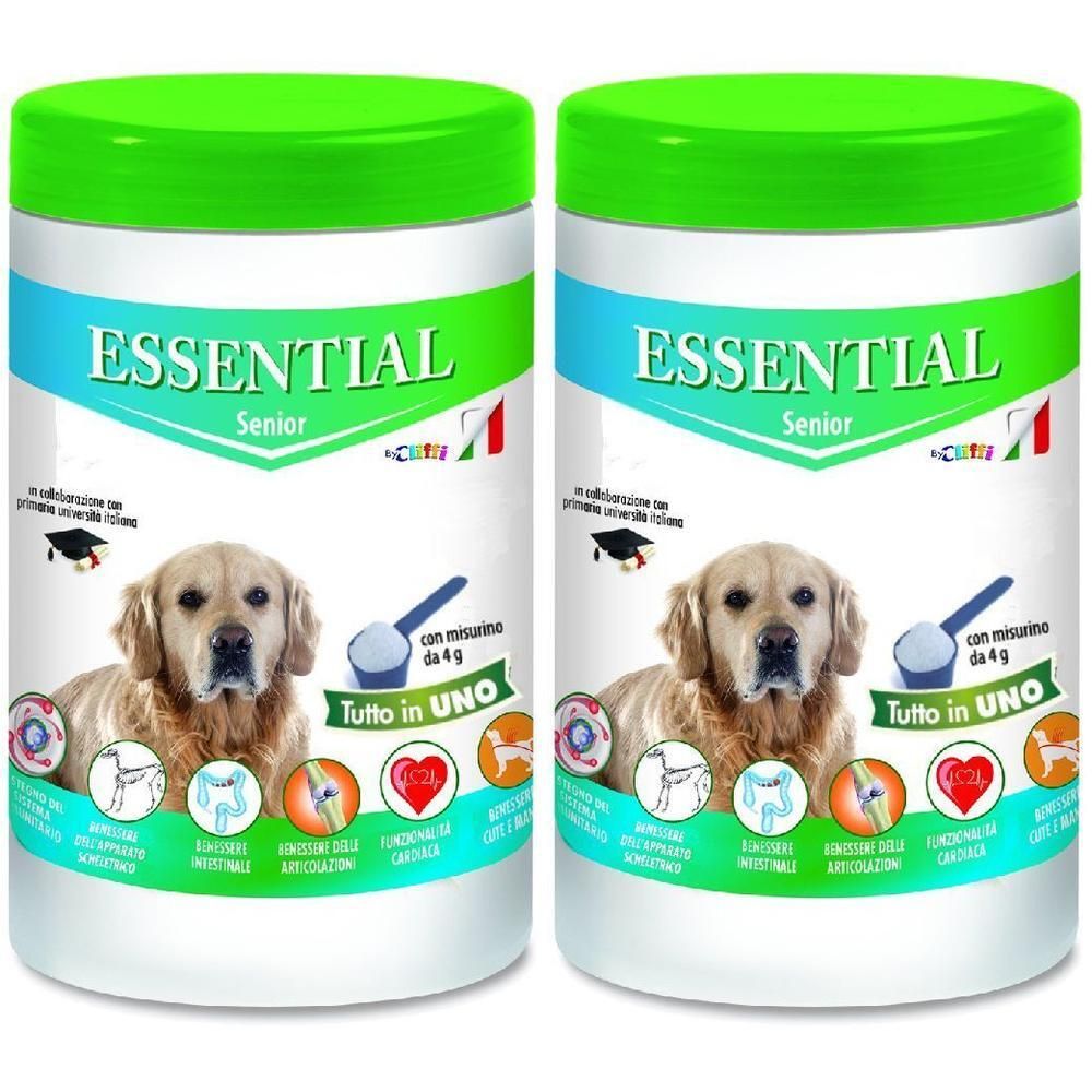 Due confezioni di Essential Senior, 100g.