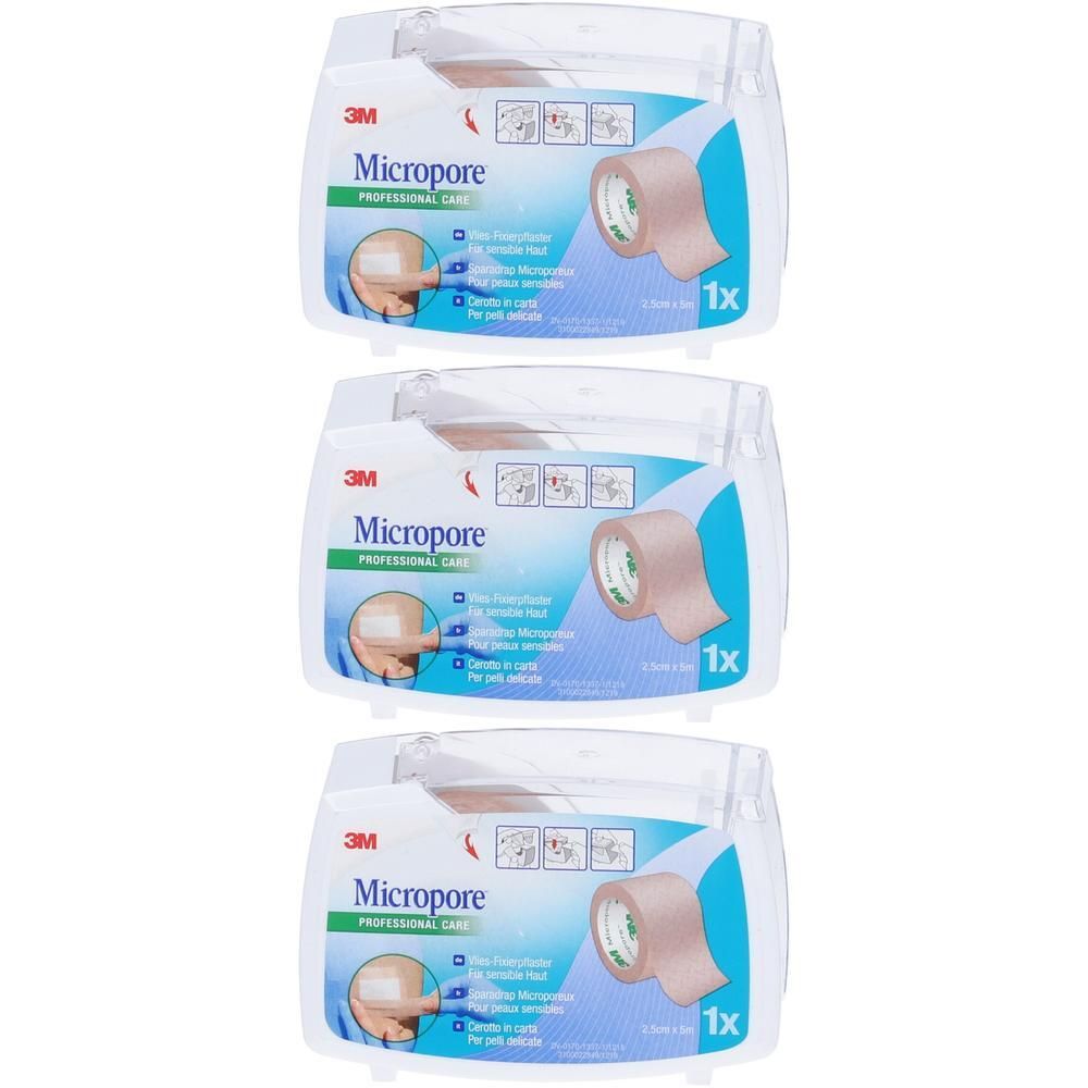 Cerotto In Carta Micropore Surgical Tape Tan M5X25Mm Dispenser