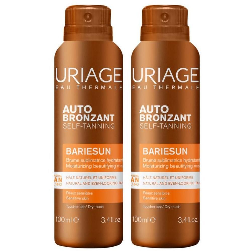 URIAGE BARIESUN autoabbronzante spray idratante illuminante, pelle sensibile, viso, corpo