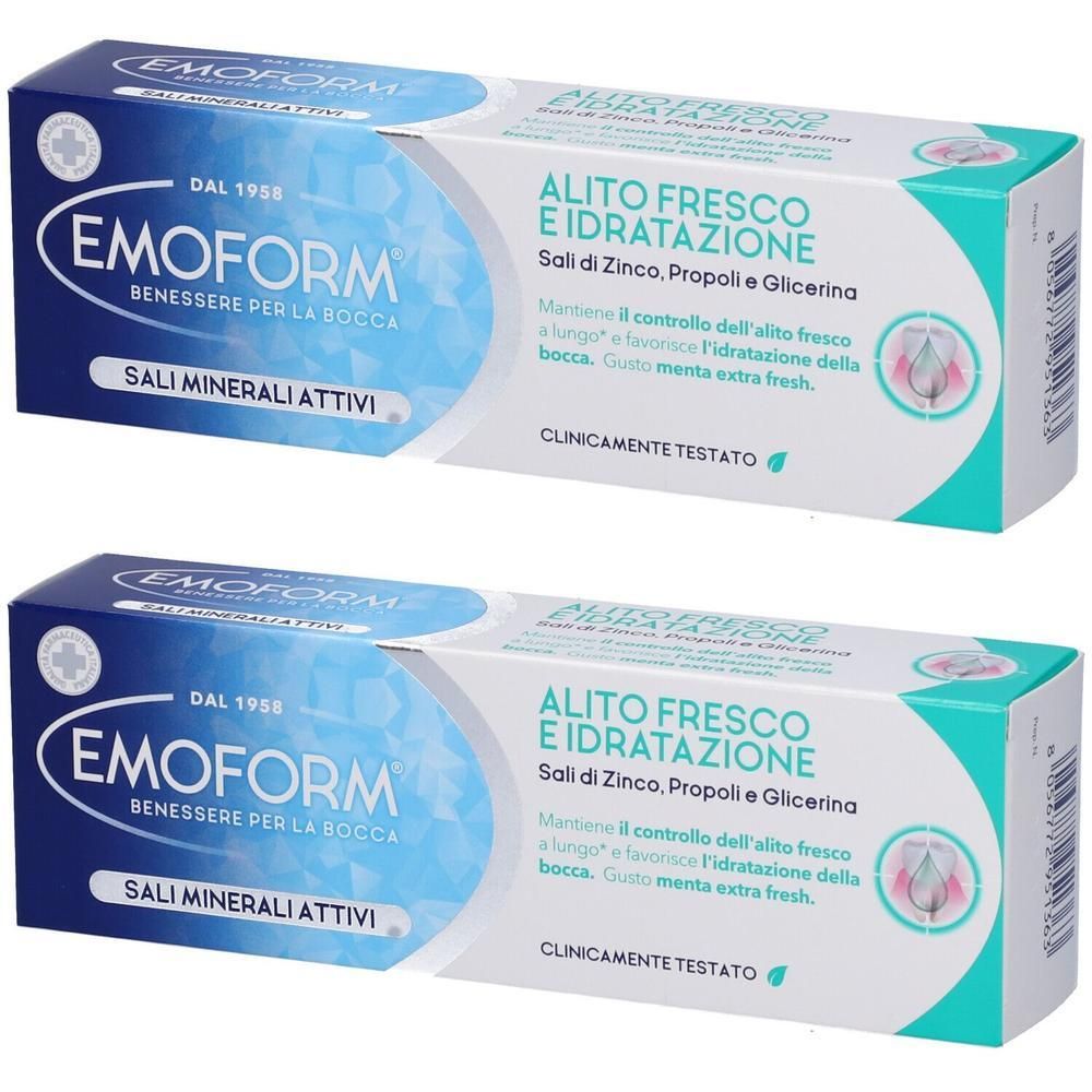 Emoform Dentifricio Alito Fresco e Idratazione