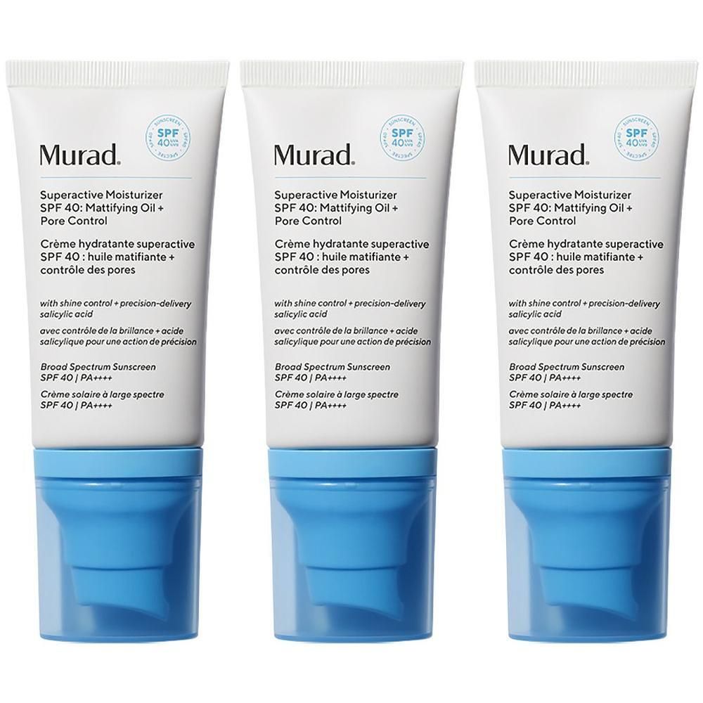 Murad Superactive Moisturizer SPF 40: Mattifying Oil + Pore Control - Crema Giorno