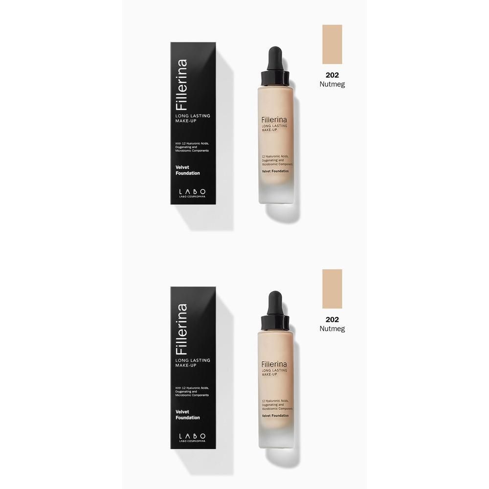 LABO Fillerina Long Lasting Make Up Velvet Fundation Colore 202