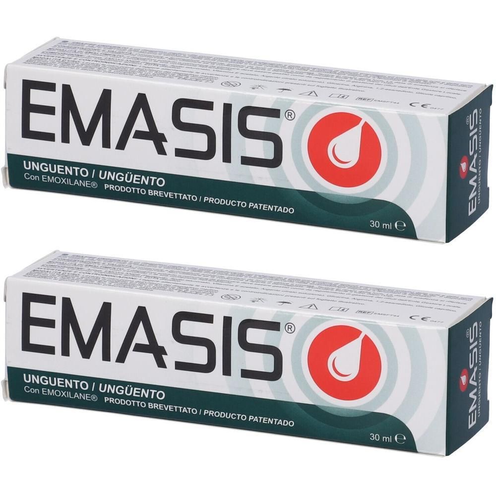 Due confezioni di unguento Emasis, 30 ml.