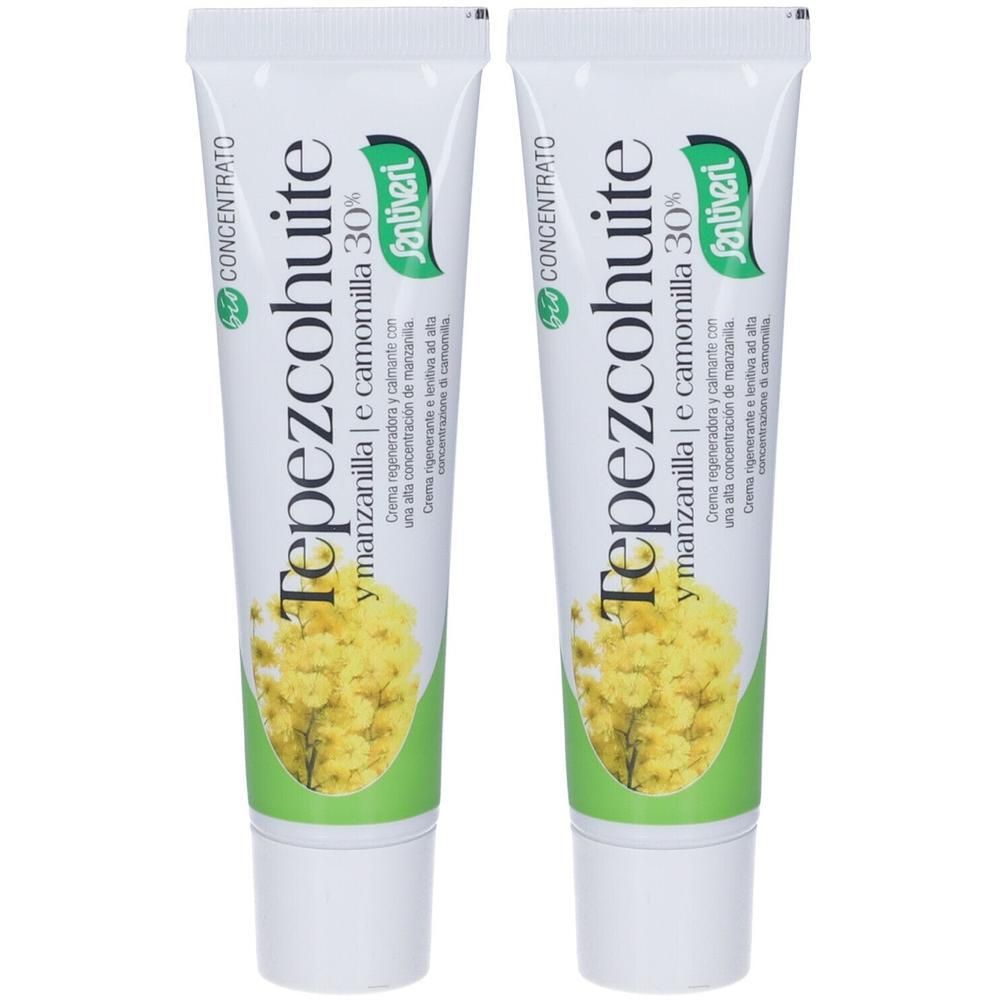Santiveri Tepezcohuite e Camomilla Crema Bio Concentrata
