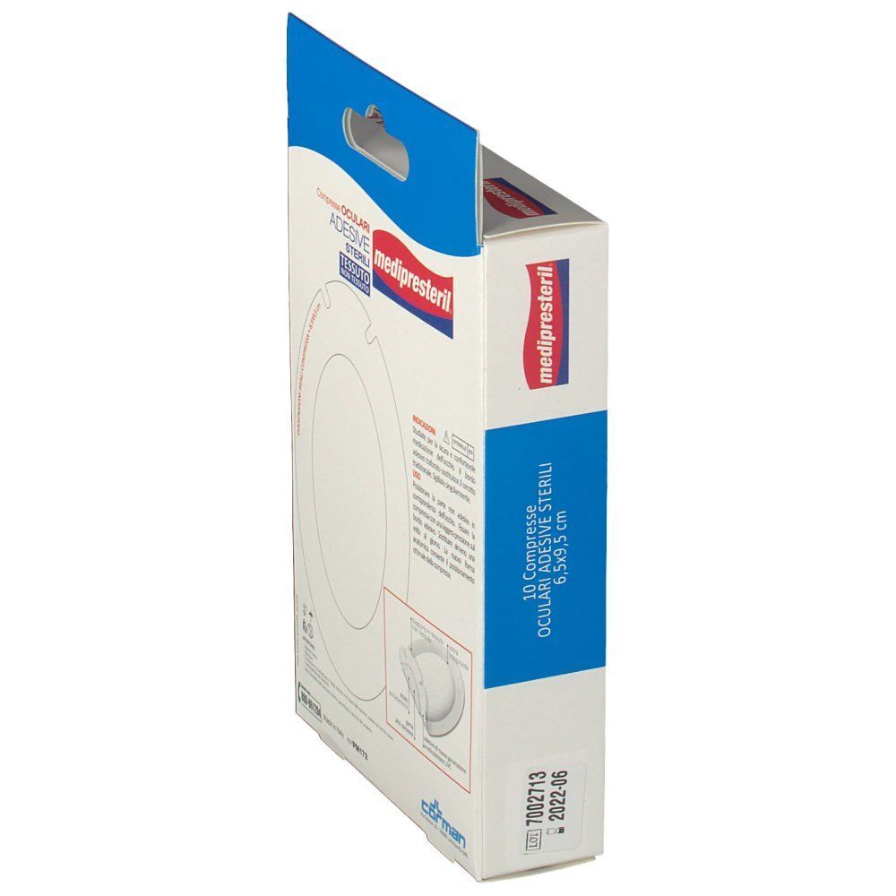 MediPresteril® Compresse Oculari Adesive Sterile 6,5 x 9,5 cm