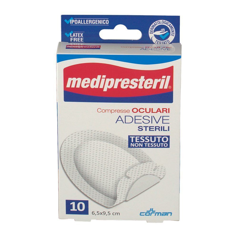 MediPresteril® Compresse Oculari Adesive Sterile 6,5 x 9,5 cm
