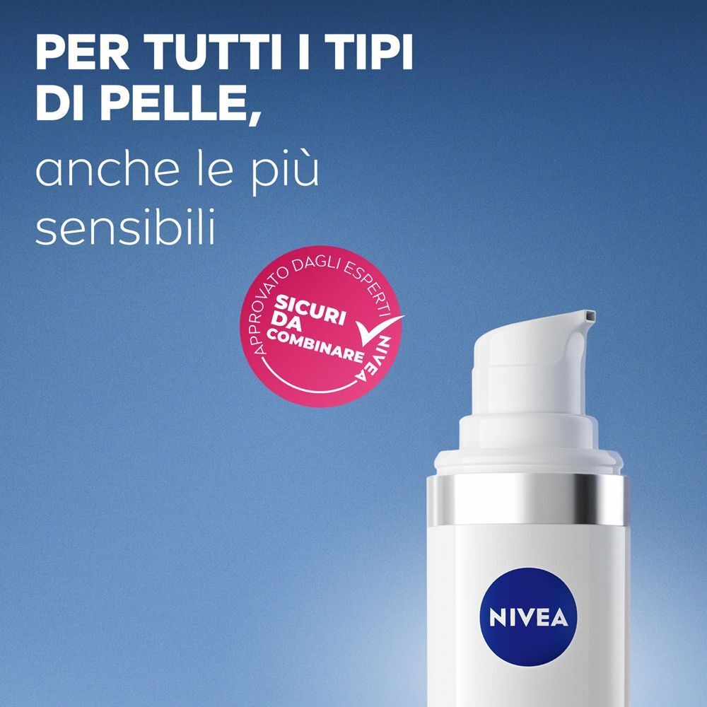 Siero Nivea Cellular Expert Filler con SPF 50+. Per tutti i tipi di pelle, anche sensibili.