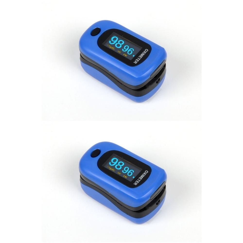 GIMA Pulsoximetro Oxy-4 - Blu - Gb,Fr,It,De,Es,Pt,Gr,Pl