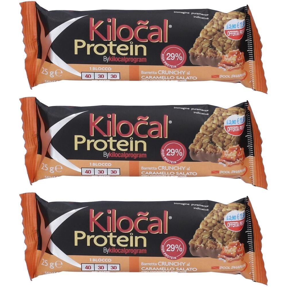 Kilocal Protein Barretta Crunchy al Caramello Salato