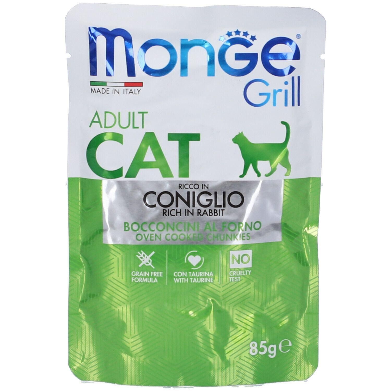 Monge Grill Gatto Adulti Bocconcini Con Coniglio