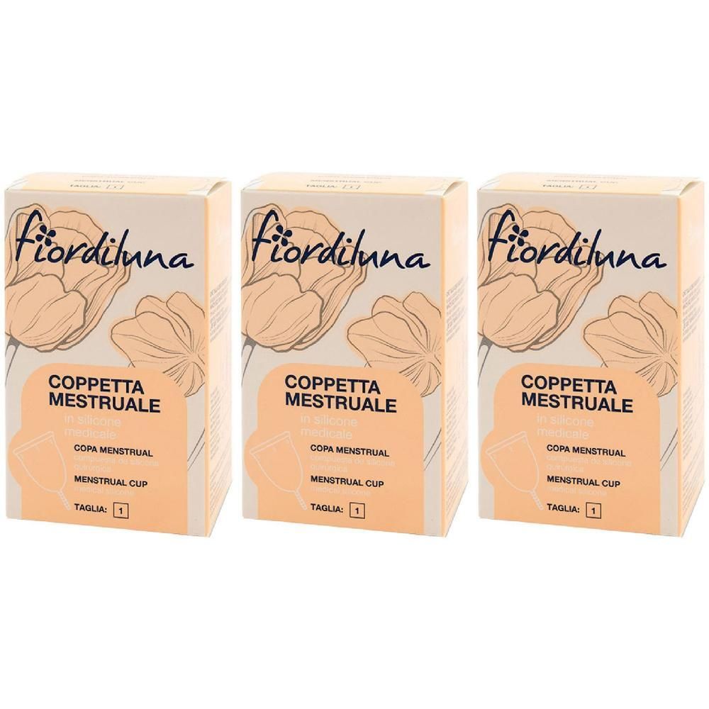 Fiordiluna Coppetta Mestruale in Silicone Taglia 1