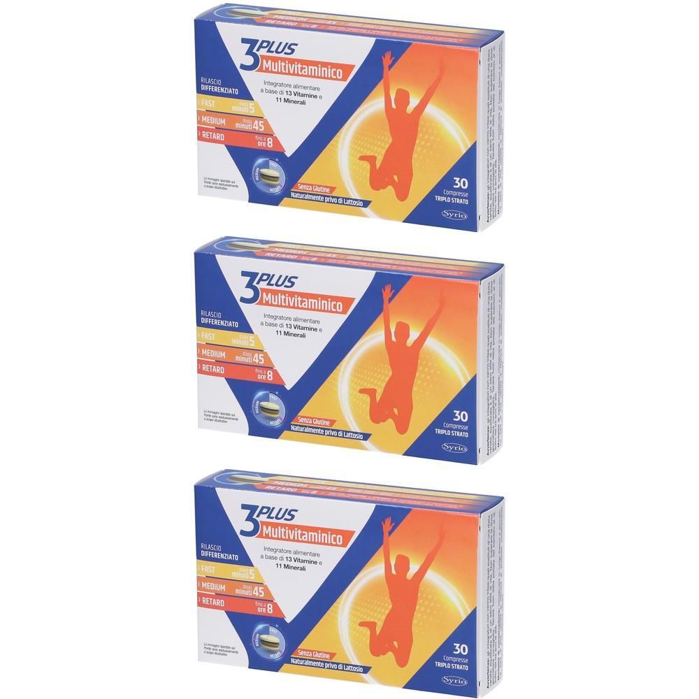 Multivitaminico 3Plus 30 Compresse