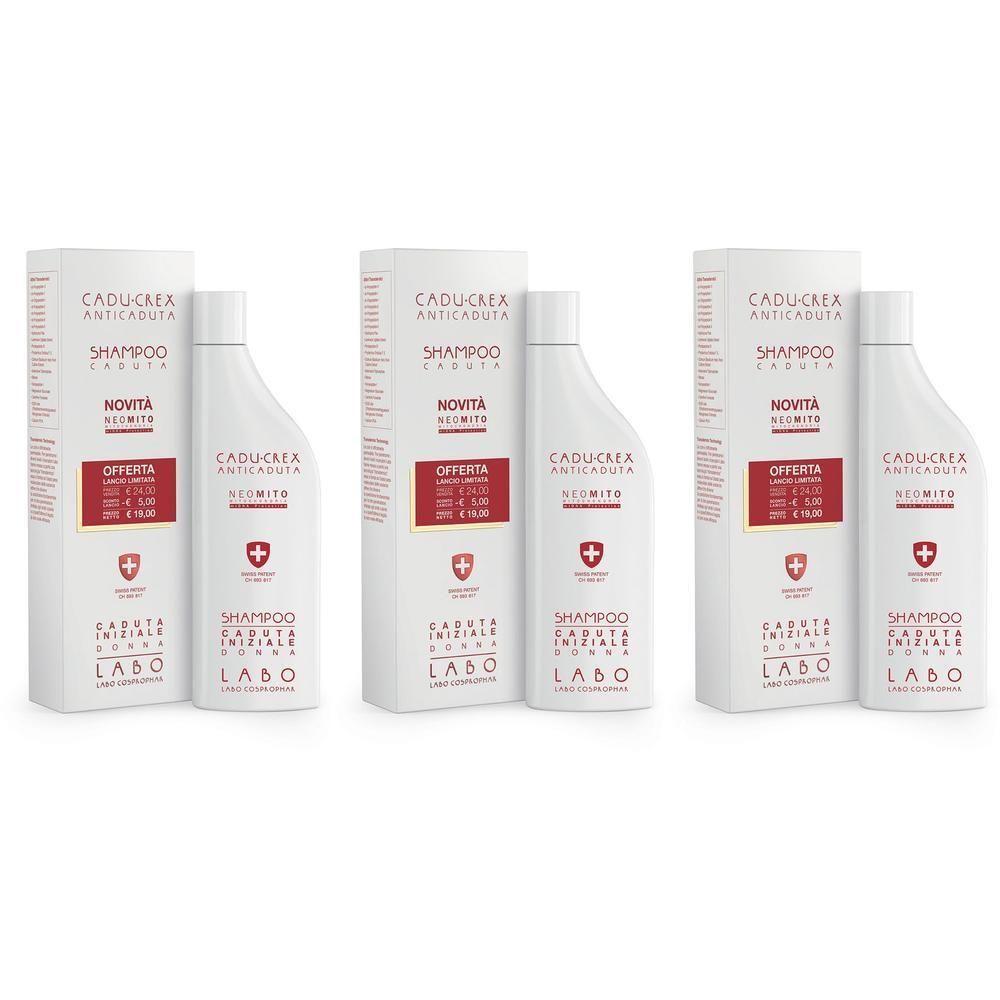 LABO Cadu-Crex Anticaduta Shampoo Caduta Neo-Mito Caduta Iniziale Donna