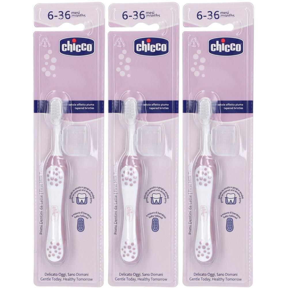 Chicco Spazzolino Primi Denti 6-36 Mesi Colore Lilla