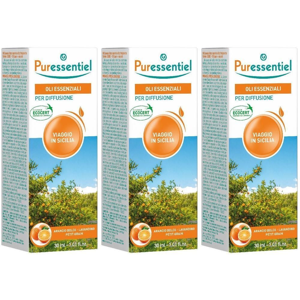 Puressentiel Oli Essenziali per Diffusione Viaggio in Sicilia