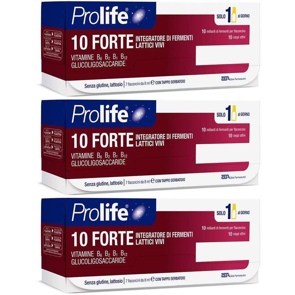 Prolife 10 Forte 7 Flaconcini Da 8 Ml - Risparmia il 10% con il codice: zeta1026