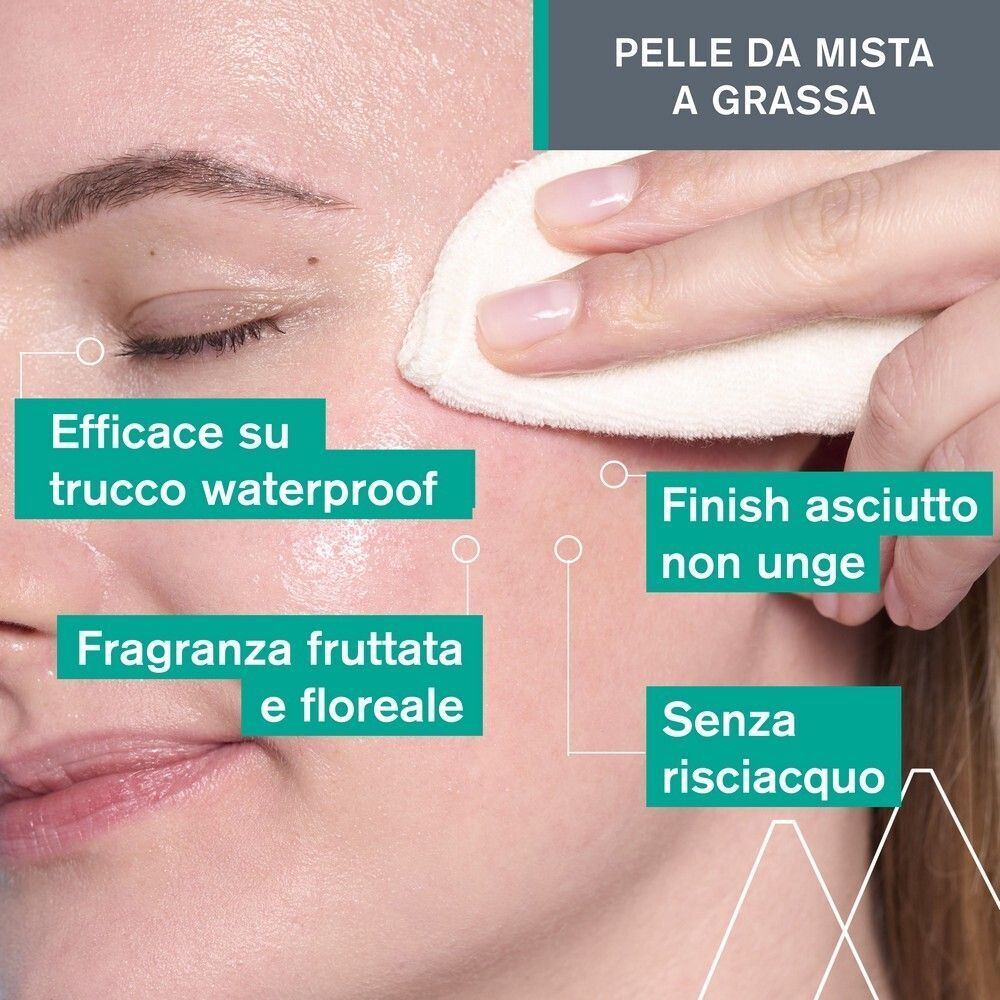 URIAGE Acqua micellare termale pelle mista, grassa, acneica, viso, deterge, strucca e purifica