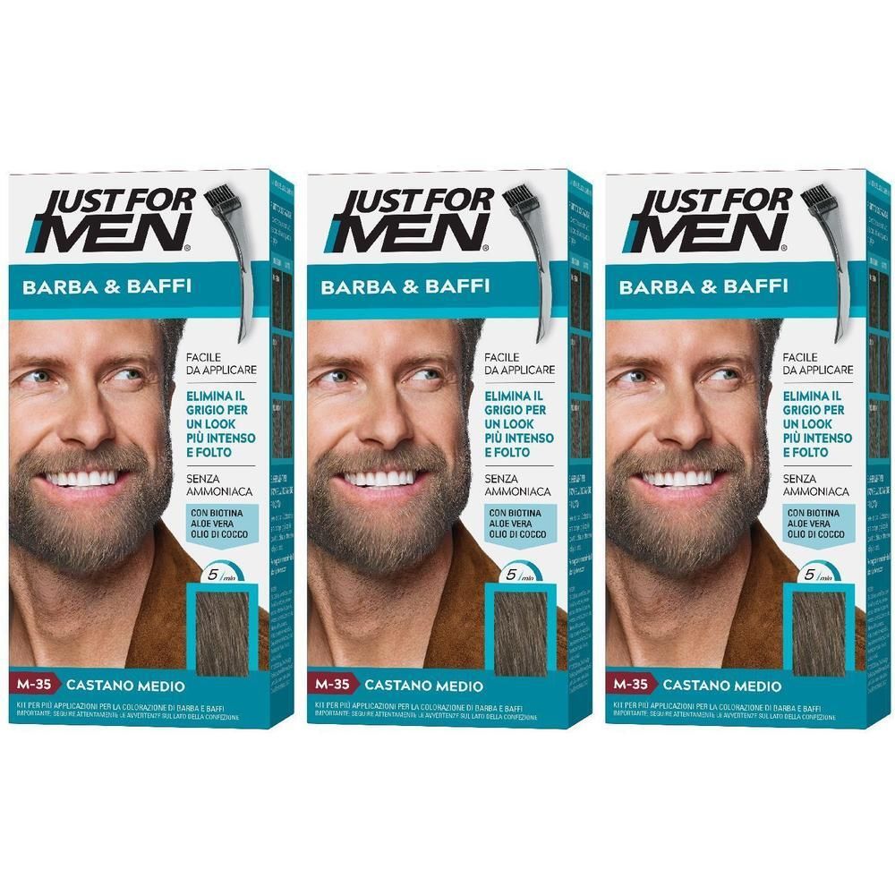 Just For Men Barba & Baffi M35 Castano Medio 51 G