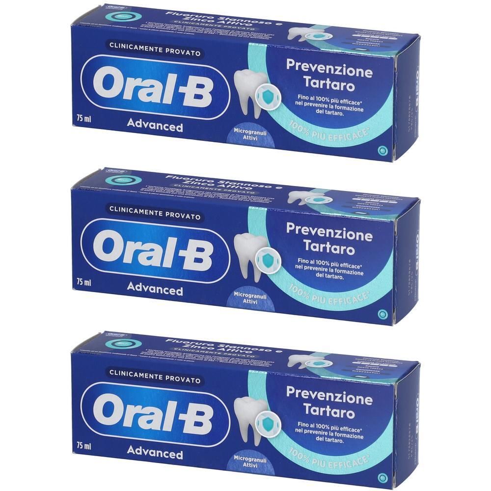 Oral-B Dentifricio Advanced Prevenzione Tartaro con Microgranuli