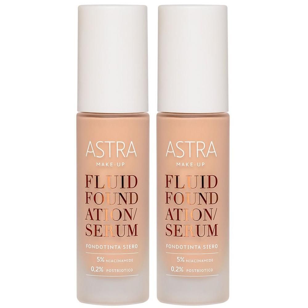 ASTRA Make-UP Fluid Foundation Serum - Fondotinta Siero Multifunzionale Tonalità 03