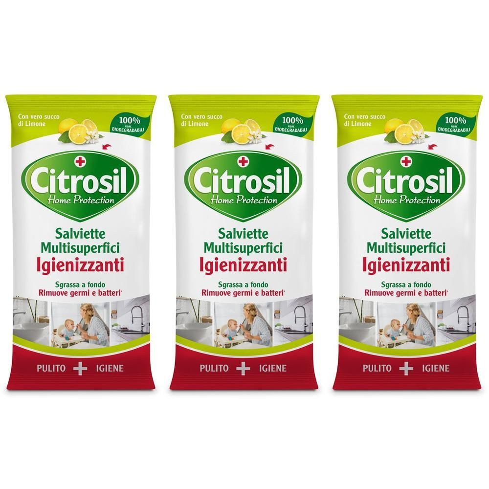 Citrosil Salviette Igienizzanti Limone