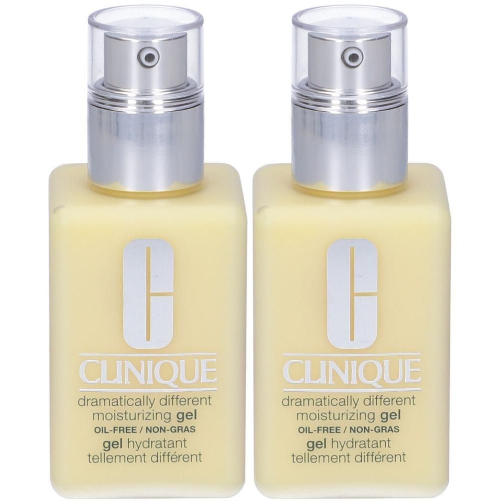 Due gel idratanti Clinique Dramatically Different con erogatori a pompa.